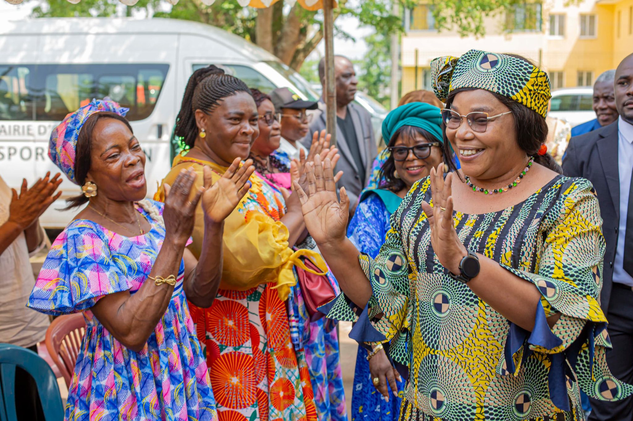 Séjour de Madame le Ministre à Oyem et Minvoul.