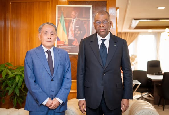 AUDIENCE VICE-PRÉSIDENT DU GOUVERNEMENT – AMBASSADEUR DU JAPON AU GABON]