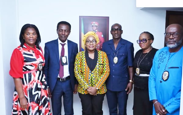 Gabon / Religion : Les Aumôniers de USCIA rencontrent Nadine Nathalie AWANANG Epse ANATO