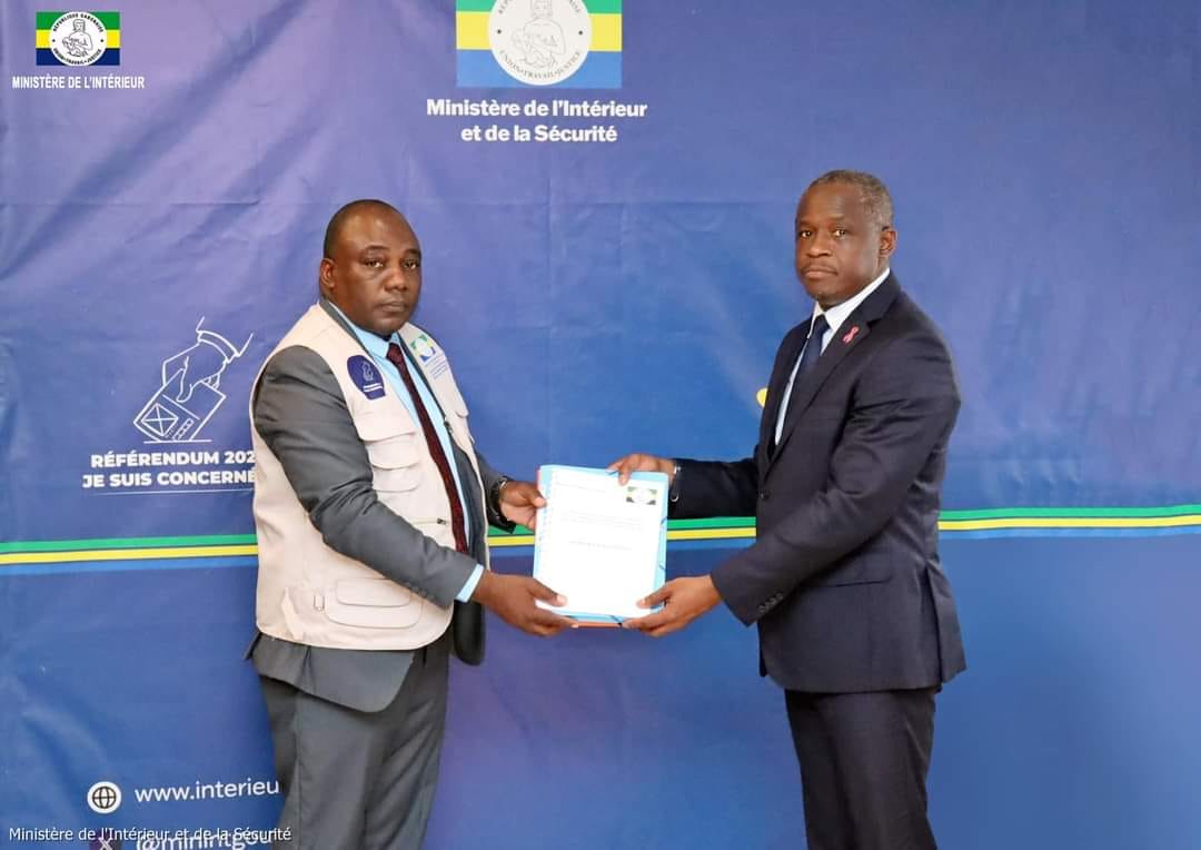 Référendum Constitutionnel 2024 : Rapport Général remis au ministre de l’Intérieur