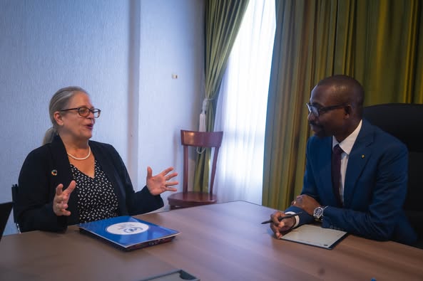 Audience avec Madame Savina AMMISSARI , Coordinatrice résidente du SNU au Gabon