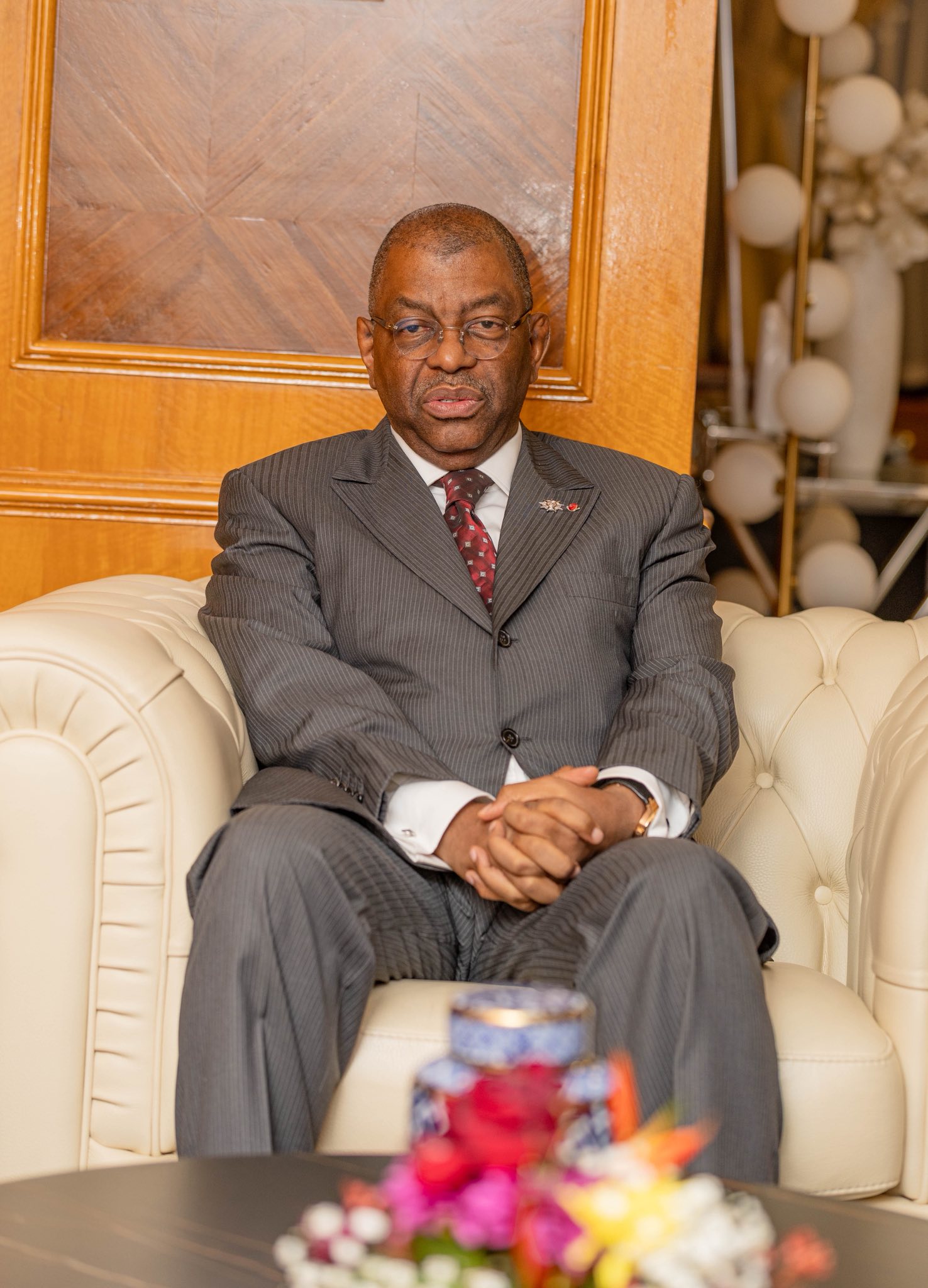 Le Vice-président Alexandre Barro Chambrier reçoit la SFI pour une collaboration économique