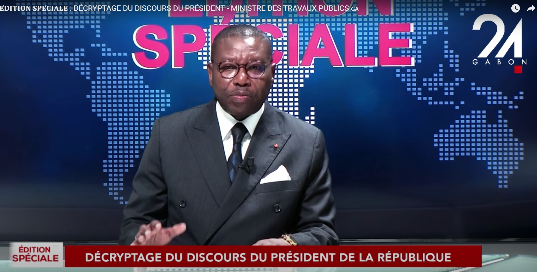 𝐄́𝐃𝐈𝐓𝐈𝐎𝐍 𝐒𝐏𝐄́𝐂𝐈𝐀𝐋𝐄 : DÉCRYPTAGE DU DISCOURS DU PRÉSIDENT – MINISTRE DES TRAVAUX PUBLICS