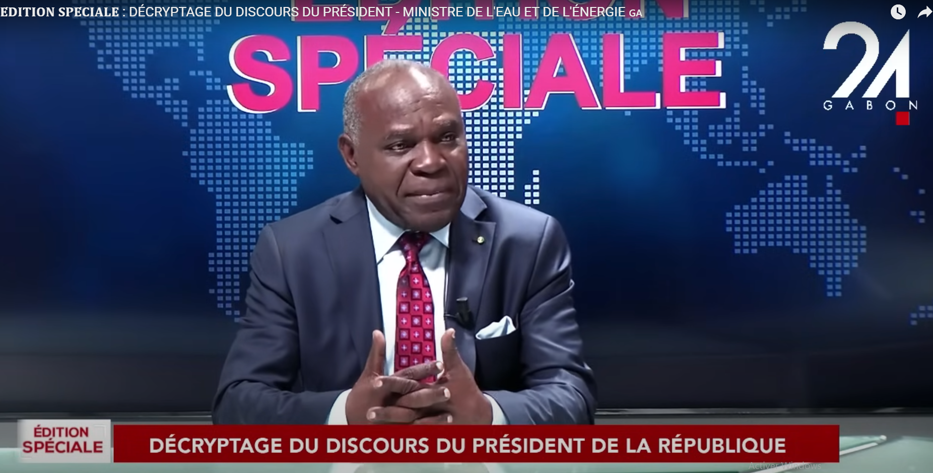 𝐄́𝐃𝐈𝐓𝐈𝐎𝐍 𝐒𝐏𝐄́𝐂𝐈𝐀𝐋𝐄 : DÉCRYPTAGE DU DISCOURS DU PRÉSIDENT – MINISTRE DE L’EAU ET DE L’ÉNERGIE