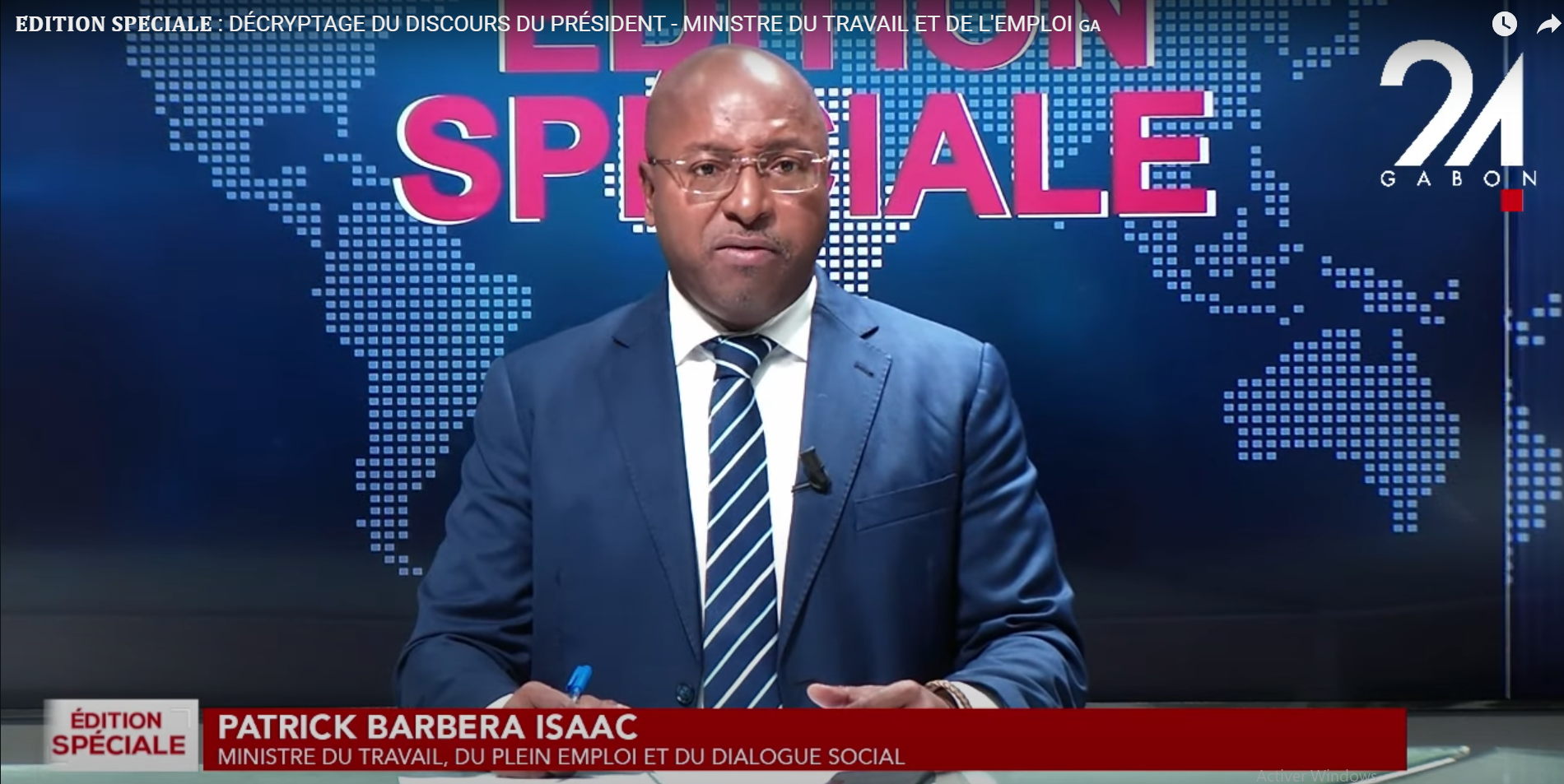 𝐄́𝐃𝐈𝐓𝐈𝐎𝐍 𝐒𝐏𝐄́𝐂𝐈𝐀𝐋𝐄 : DÉCRYPTAGE DU DISCOURS DU PRÉSIDENT – MINISTRE DU TRAVAIL ET DE L’EMPLOI