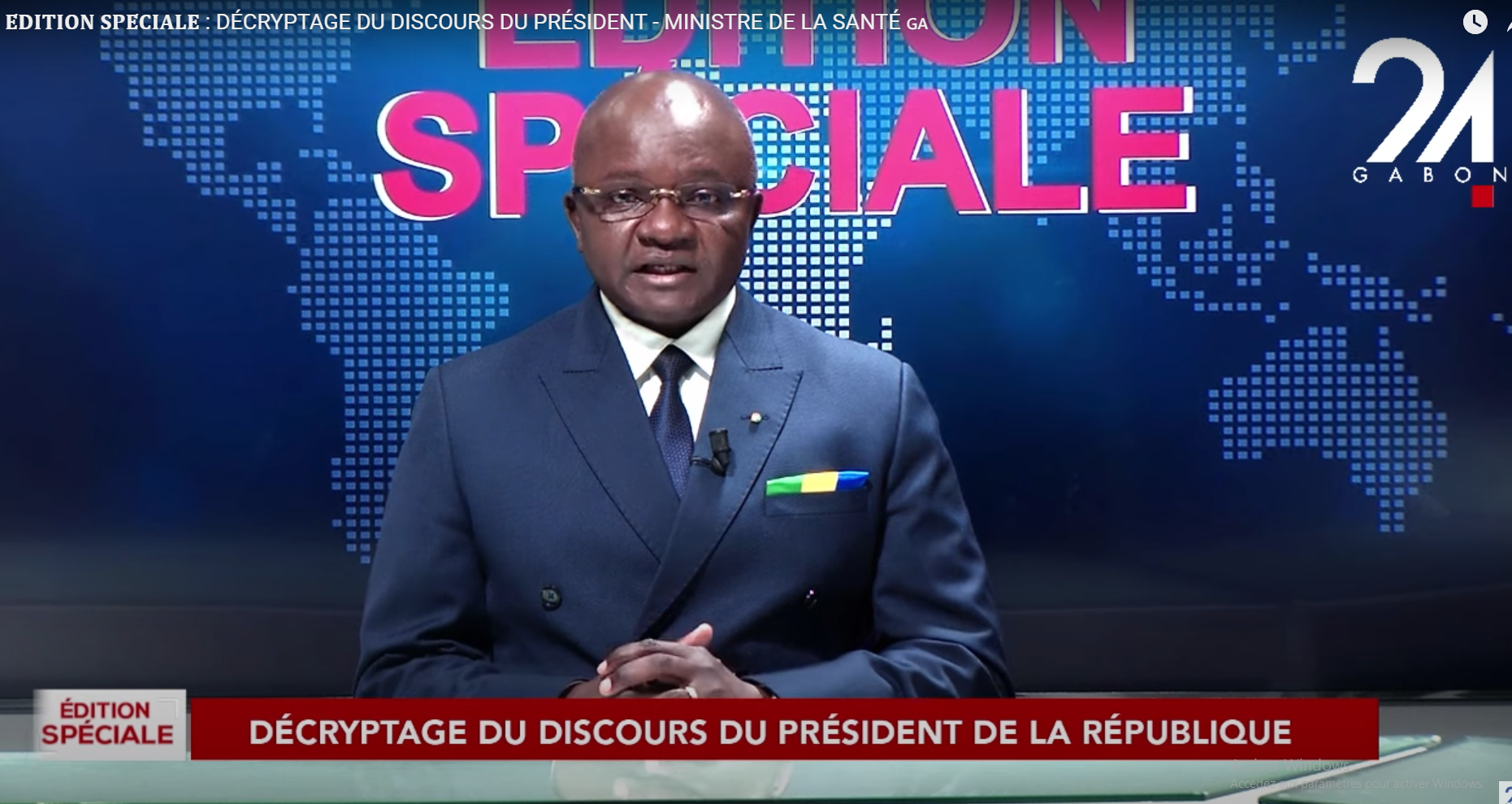 𝐄́𝐃𝐈𝐓𝐈𝐎𝐍 𝐒𝐏𝐄́𝐂𝐈𝐀𝐋𝐄 : DÉCRYPTAGE DU DISCOURS DU PRÉSIDENT – MINISTRE DE LA SANTÉ