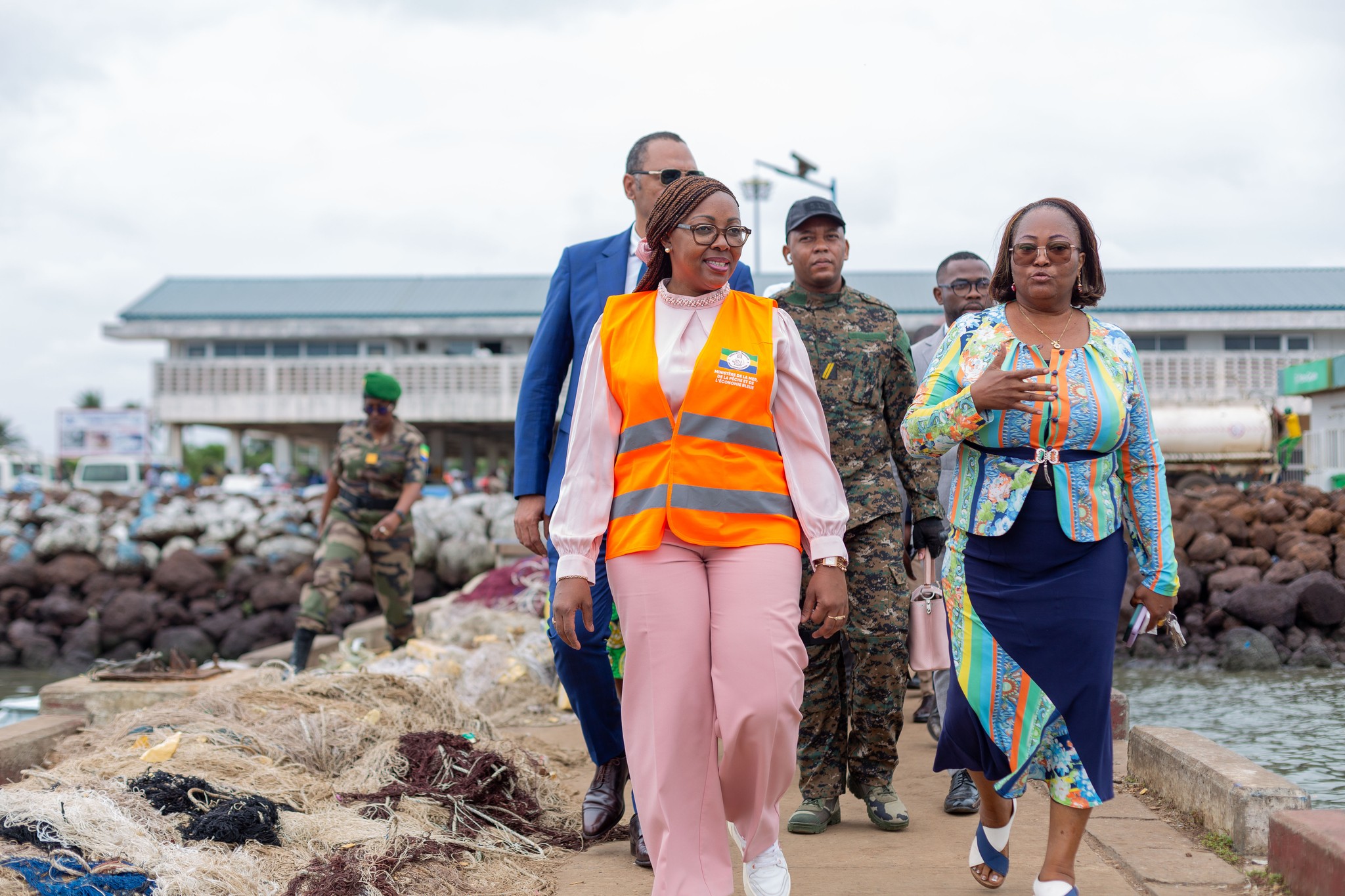 𝟏𝐄𝐑 Débarquement des pirogues du projet«Gab pêche»au capal.