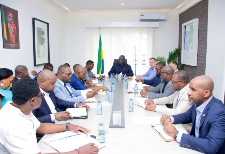 Séance de travail sur les questions d’énergie dans le Grand Libreville