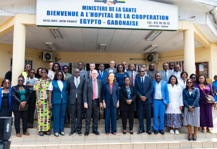 Modernisation du système de santé : visite du Ministre de la Santé et de la Banque Mondiale à l’Hôpital de la Coopération Égypto-Gabonaise