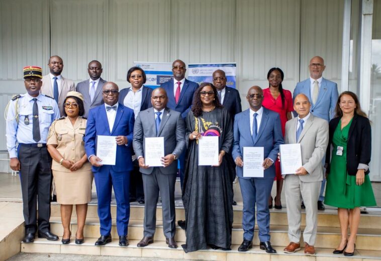Signature de lettre d’accord Gouvernement Gabonais et l’Office des Nations Unies contre la Drogue et le crime (ONUDC)