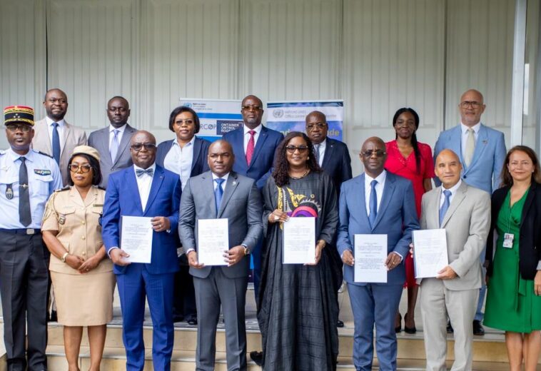 Signature de lettre d’accord Gouvernement Gabonais et l’Office des Nations Unies contre la Drogue et le crime (ONUDC)