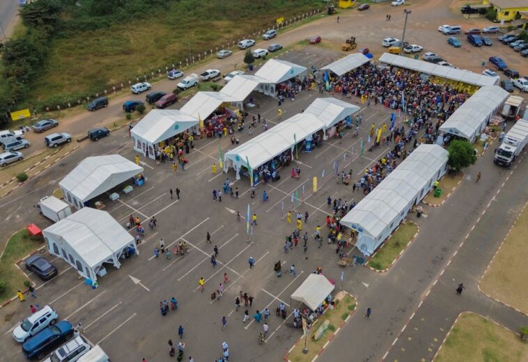 LUTTE CONTRE LA VIE CHÈRE : LE MÉGA MARCHÉ DE LA CENTRALE D’ACHATS DU GABON POURSUIT SON DÉPLOIEMENT DANS LA COMMUNE D’OWENDO