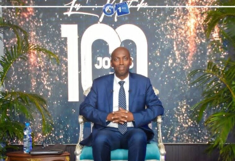 LES 100 JOURS DU GOUVERNEMENT AVEC AUGUSTIN EMANE, MINISTRE DE LA JUSTICE, GARDE DES SCEAUX CHARGÉ DES DROITS HUMAINS