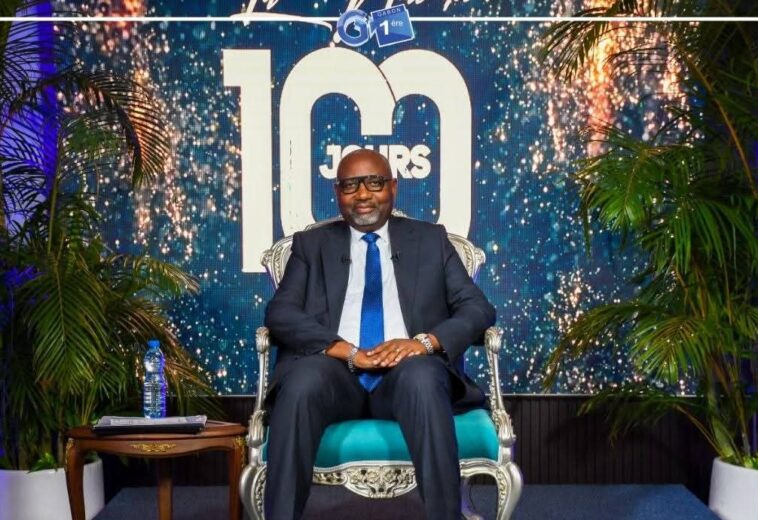 LES 100 JOURS DU GOUVERNEMENT AVEC CHARLES EDGARD MOMBO, MINISTRE DE L’ENSEIGNEMENT SUPÉRIEUR ET DE LA RECHERCHE SCIENTIFIQUE, PORTE-PAROLE DU GOUVERNEMENT