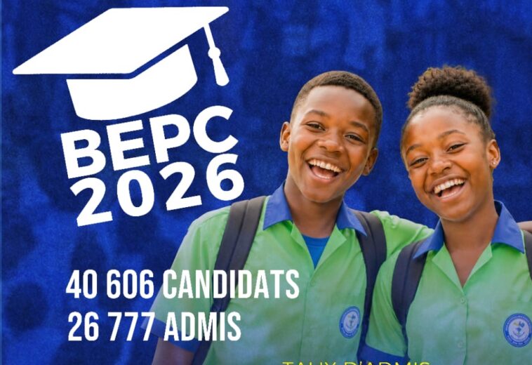 BEPC 2026 : LE PAYS AFFICHE UN TAUX DE RÉUSSITE DE 66,27%