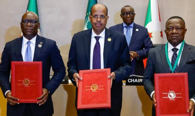 GABON: LE GABON ET LA GUINÉE ÉQUATORIALE SIGNENT UN ACCORD D’ENGAGEMENT CONJOINT SUR LA MISE EN ŒUVRE DE L’ARRÊT DE LA CIJ