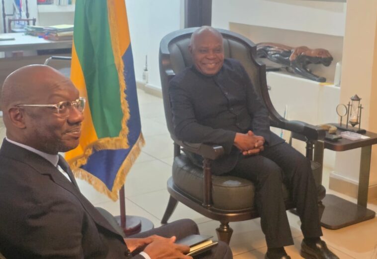 GABON – BANQUE MONDIALE : PHILIPPE TONANGOYE ET SYLVAIN KAKOU ÉCHANGENT SUR LE RENFORCEMENT DE LA COOPÉRATION DANS L’EAU ET L’ÉNERGIE