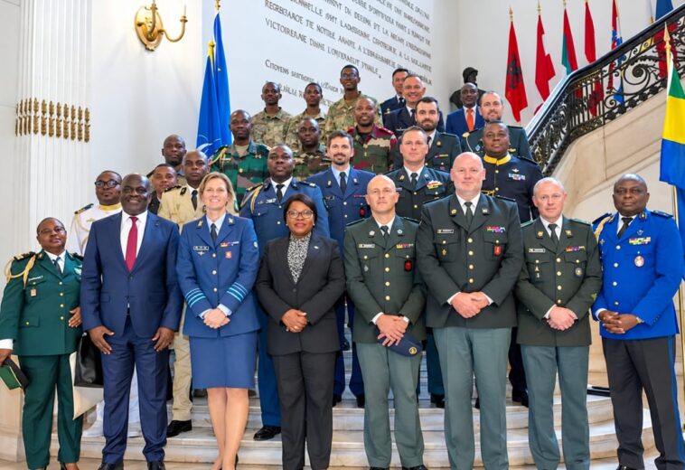 COOPÉRATION MILITAIRE GABON–BELGIQUE : BRIGITTE ONKANOWA ŒUVRE AU RENFORCEMENT DE LA FORMATION DES OFFICIERS GABONAIS